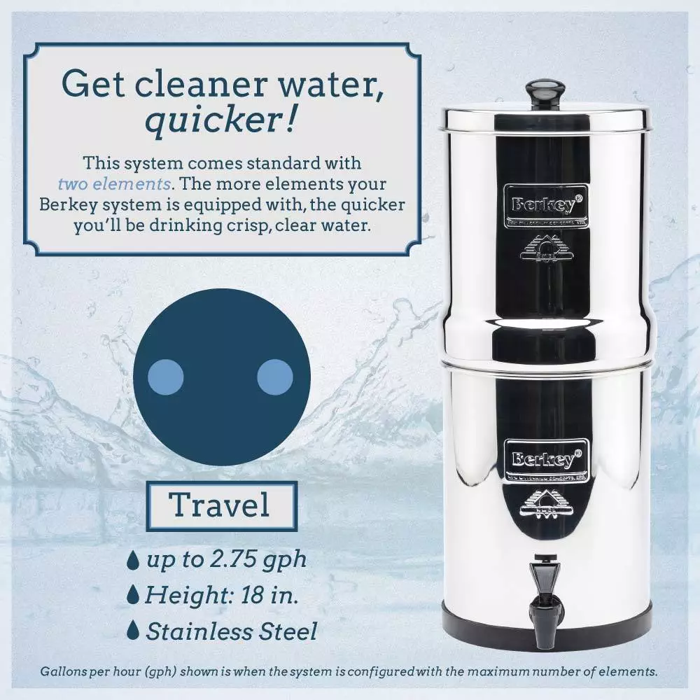 Berkey Travel Water Filter Purifier