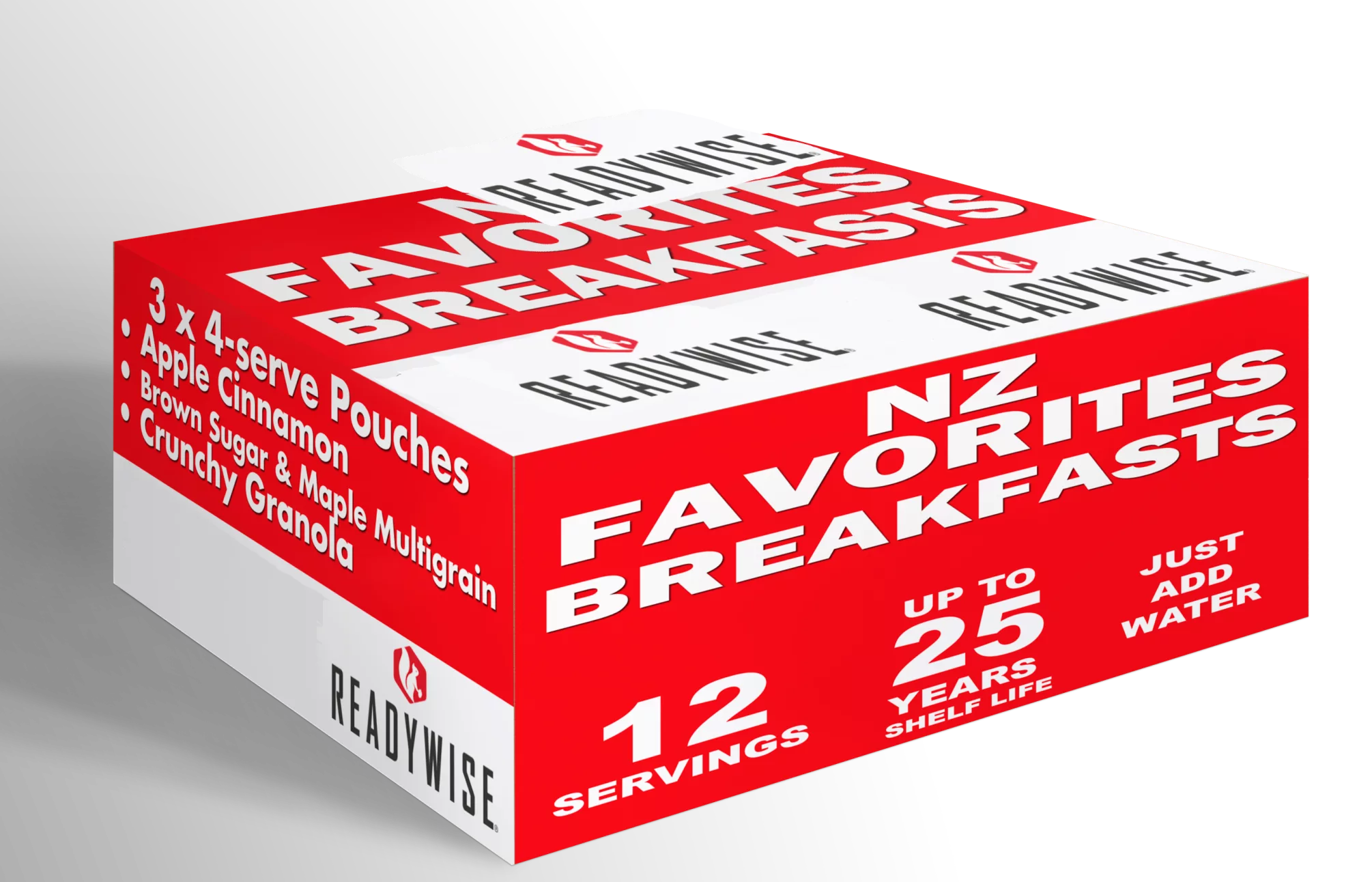 12 Serve / NZ Favourites Emergency Food Kit - Breakfasts