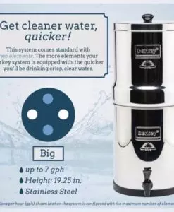 Big Berkey Water Filter Specs