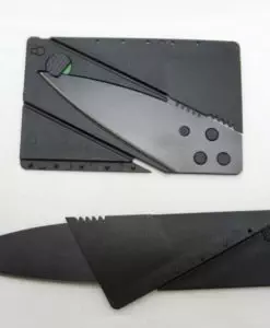 Credit Card Knife - Both Before and After Transforming