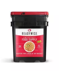 84 serve readywise Gluten free emergency food bucket