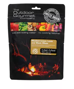 Mediterranean Lamb and Black Olives Outdoor and Emergency Freeze Dried Food